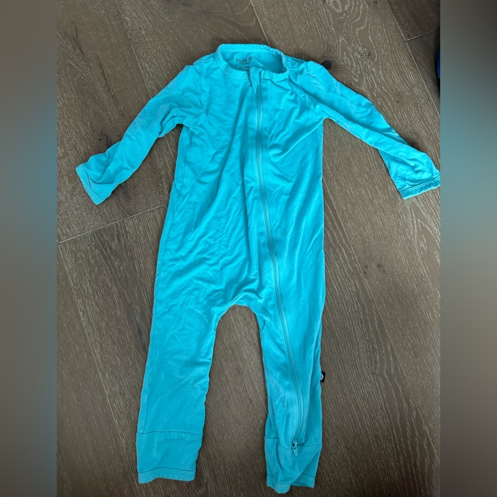 Kyte teal romper